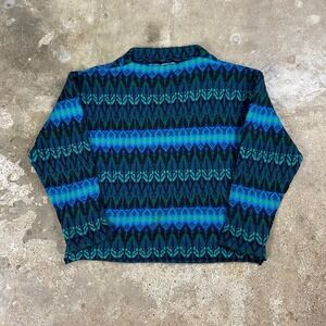 Vintage 70s Hans Heisch Iceland Sweater Size Small Blue 100% Lambs Wool Pullover